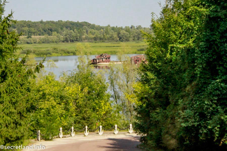 sunken barges