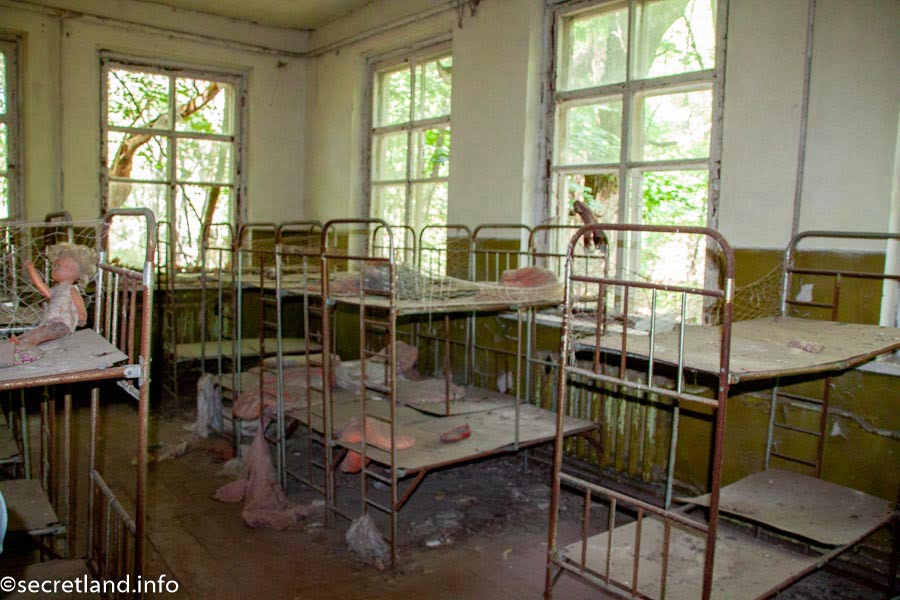 In an abandoned kindergarten