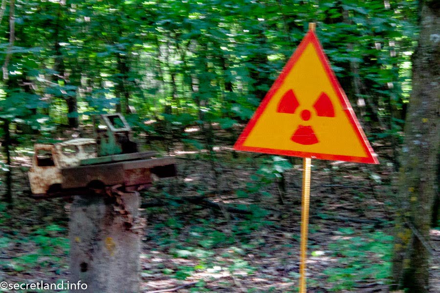High radiation sign