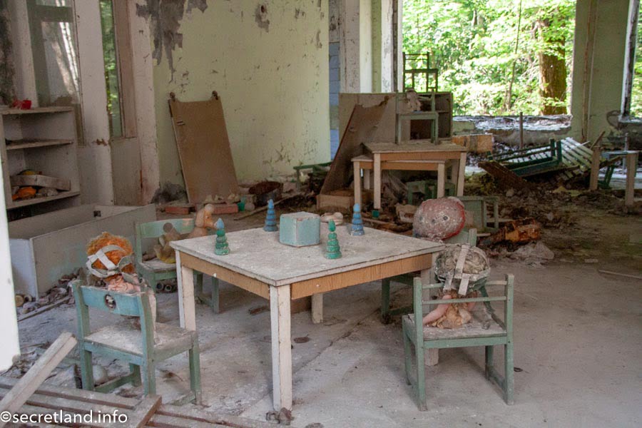 abandoned kindergarten in Pripyat