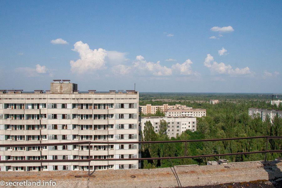 View of Pripyat from the roof