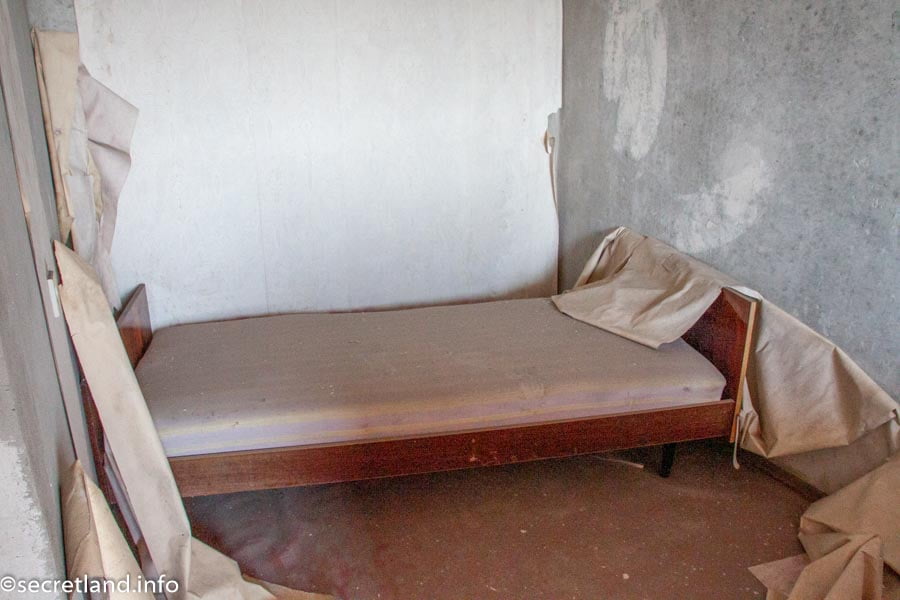 Surviving Bed in an abandoned apartment in Pripyat