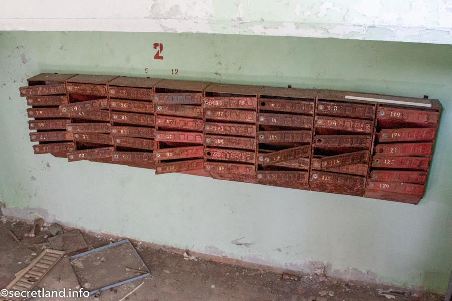 rusty mailboxes