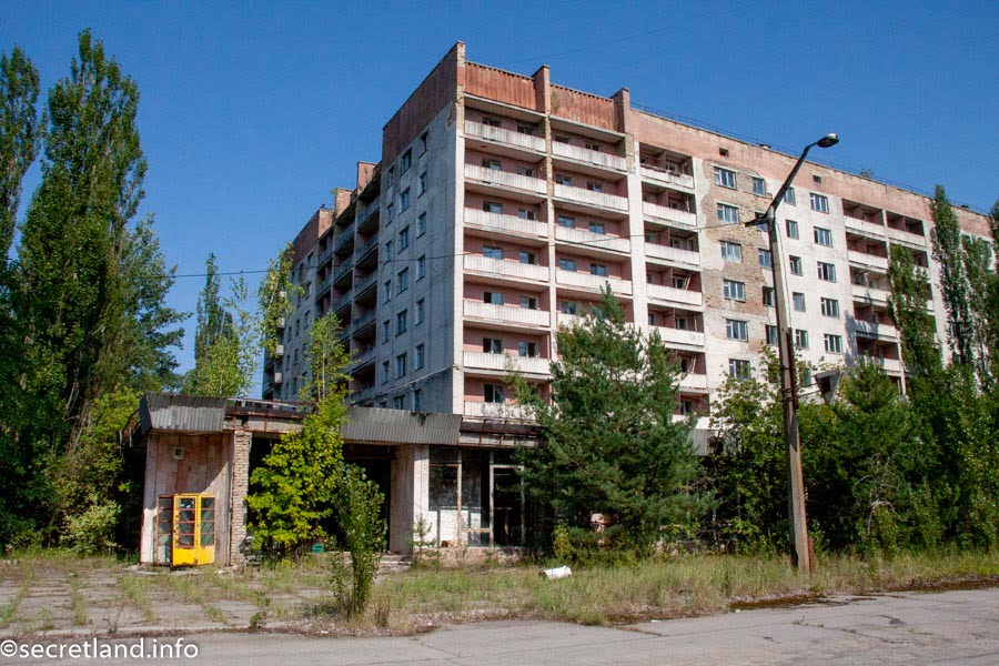 Abandoned houses in Pripyat