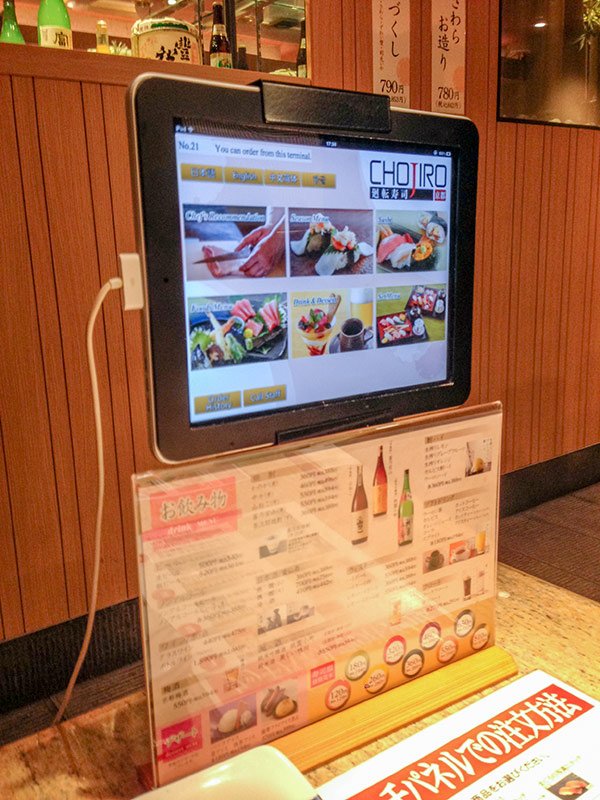 Планшет - меню