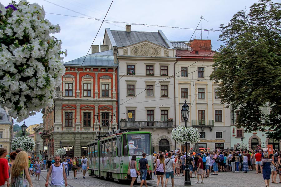 Літній вечірній Львів