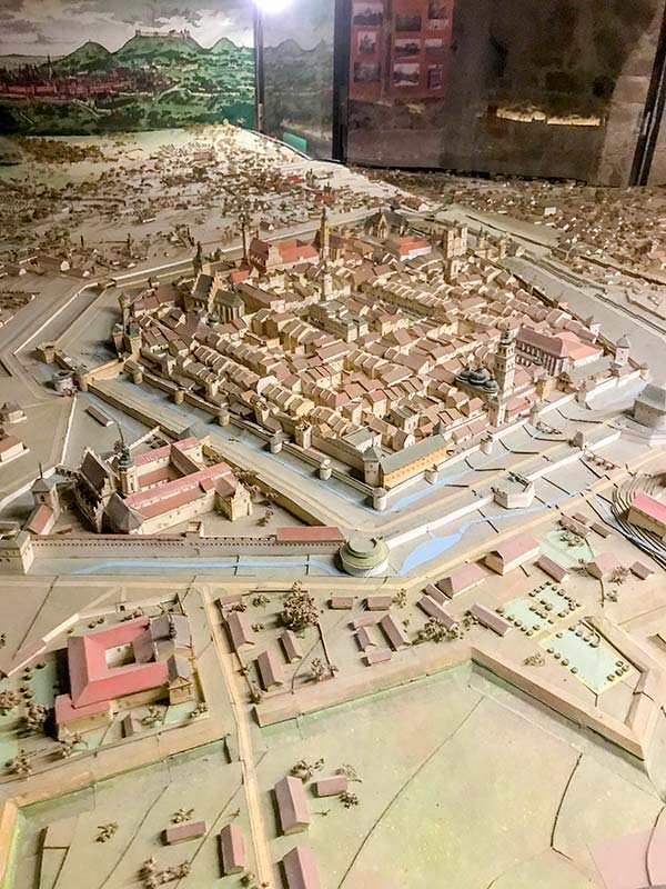 Макет Львова 1740 года