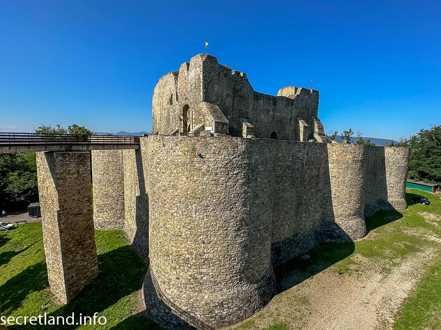 Neamt Citadel Ruins and Museum.Romania Editorial Image - Image of