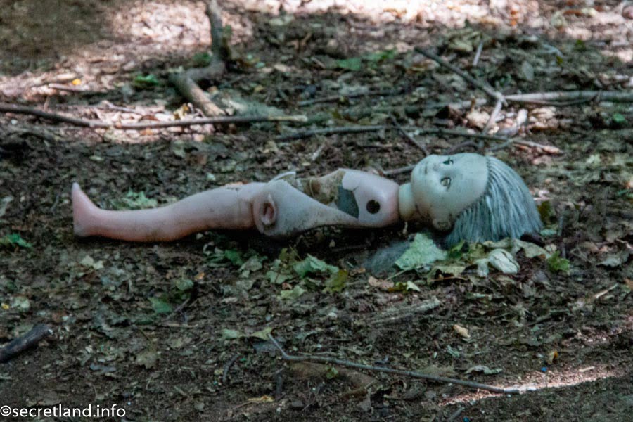 Doll in the Chernobyl zone