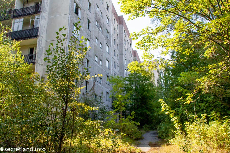 Abandoned houses in Pripyat