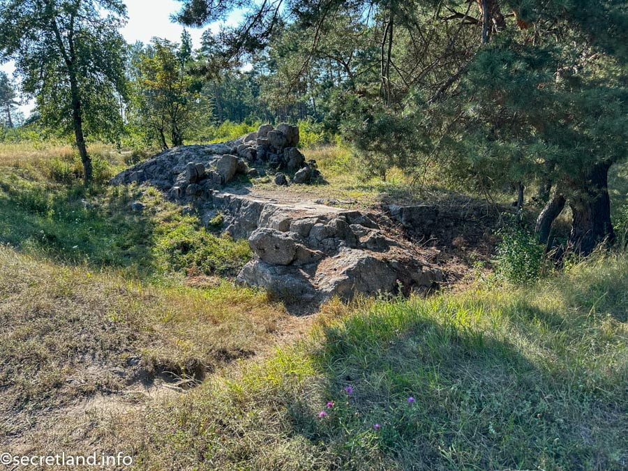 Остатки бункеров в ставке Вервольф