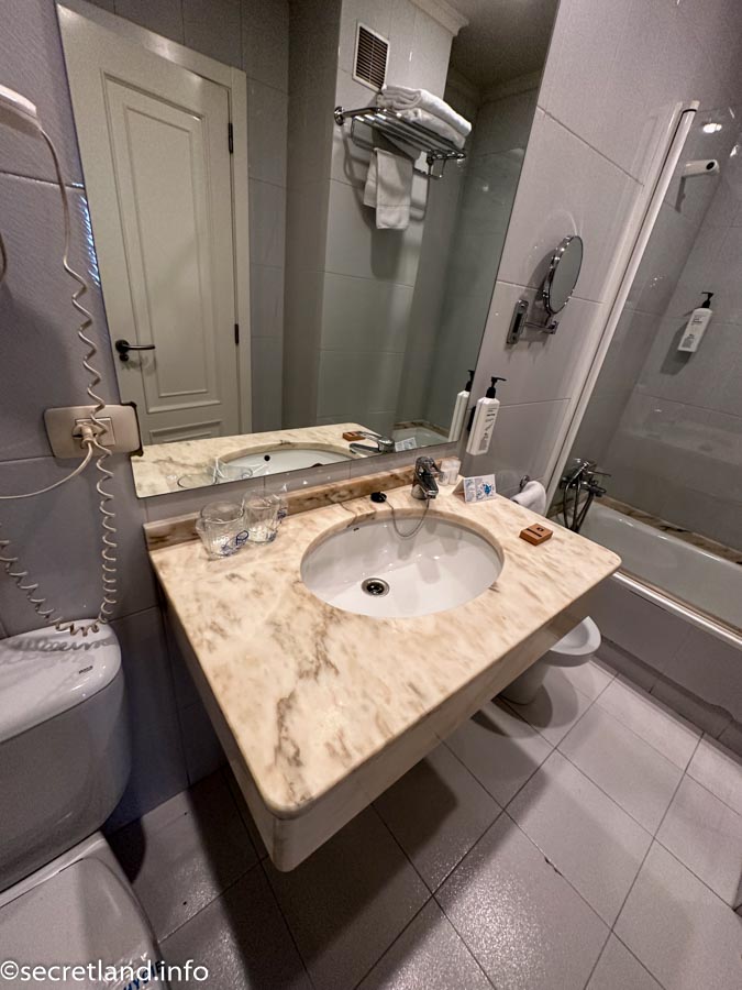 Bathroom at Hotel Atlántico Vigo
