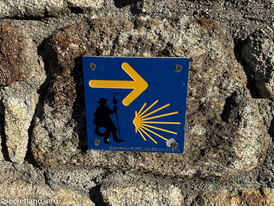 A sign for pilgrims