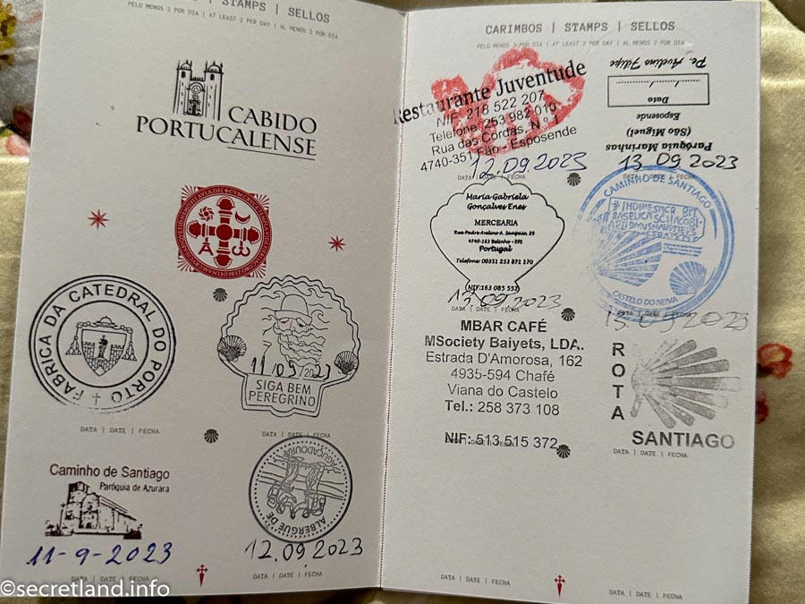 My passport with stamps