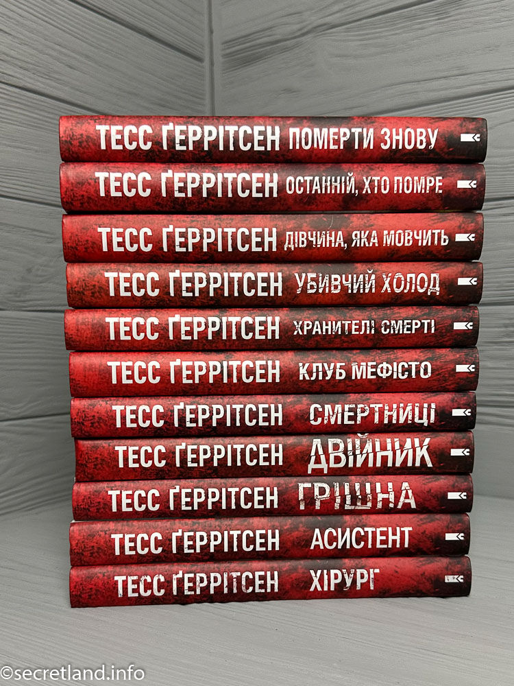 Тесс Ґеррітсен книги про Джейн Ріцоллі