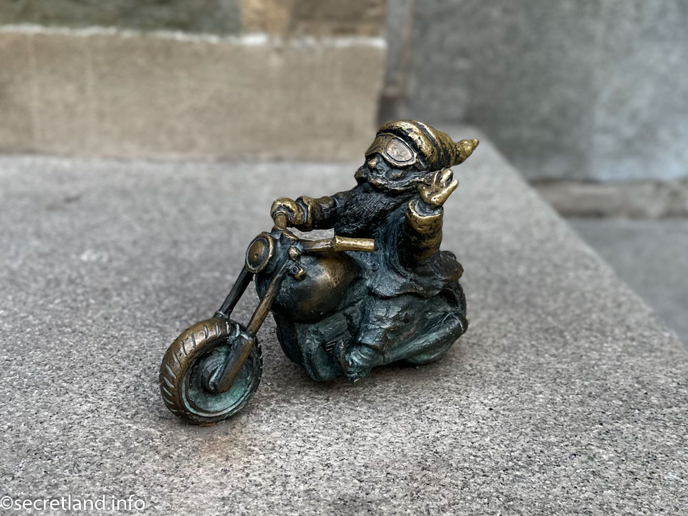 Krasnal Motocyklista Wentyl